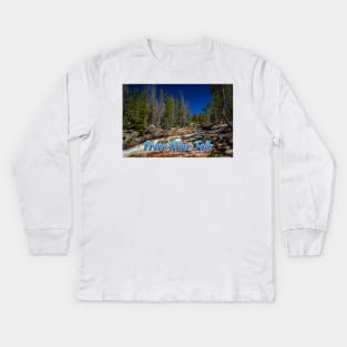 Provo River Falls Kids Long Sleeve T-Shirt